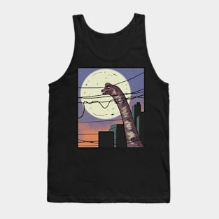 Brachiosaurus in city Tank Top